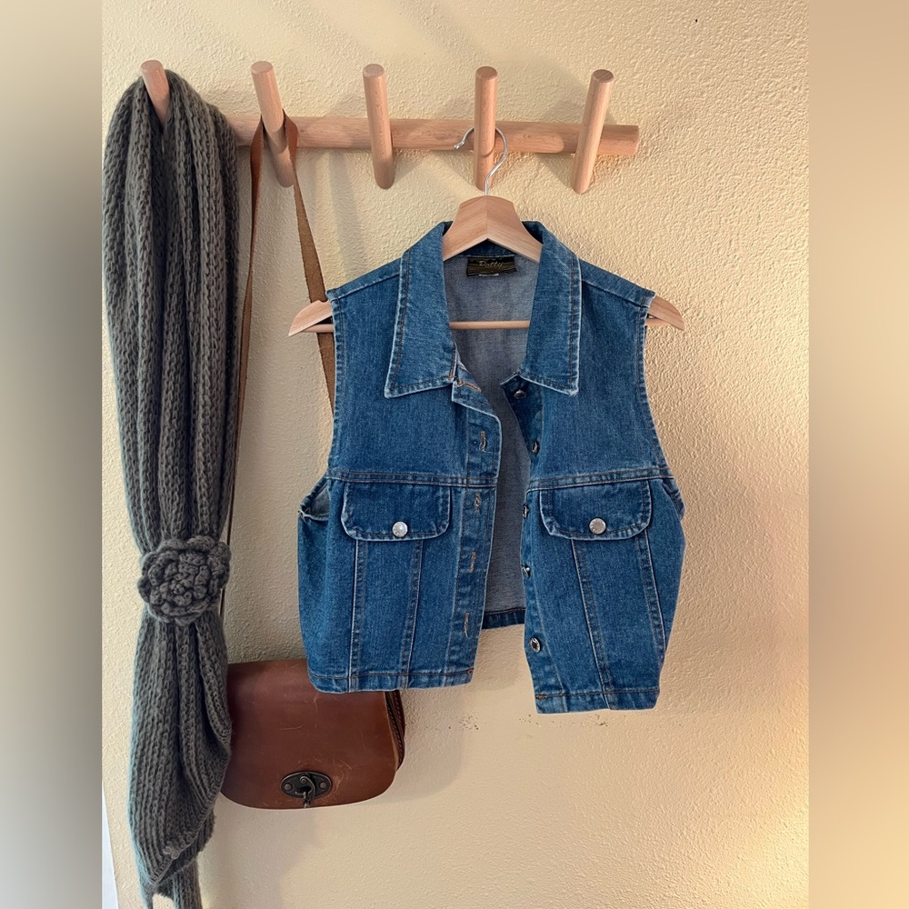Vintage denim vest Made in USA